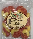 PEACH RINGS 6 OZ 